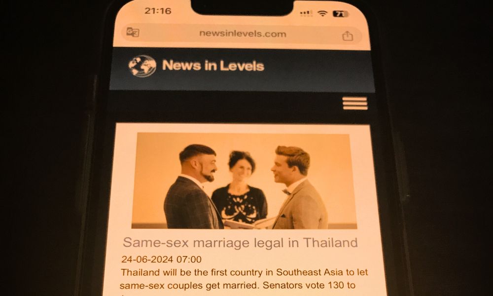News in Levels　トップ画面