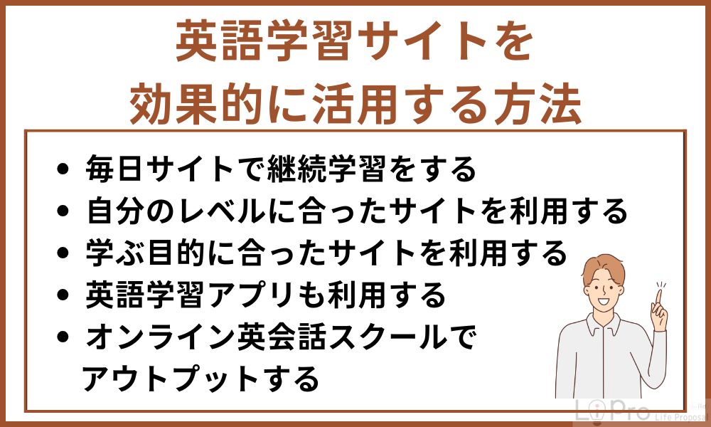 英語学習サイトを効果的に活用する方法